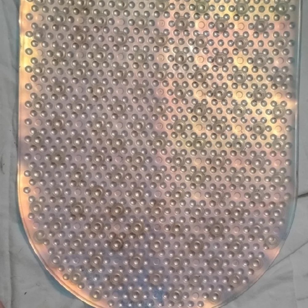 Holographic Iridescent Bath Mat Urban Outfitters